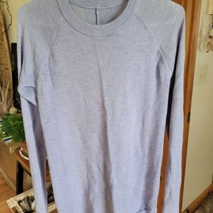 lululemon athletica Light Purple Crew Neck Sweater